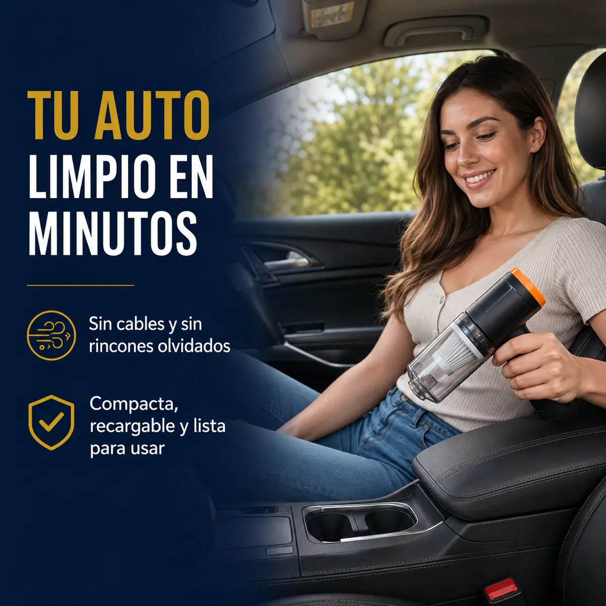 Aspiradora Portátil 2 en 1: Aspira y Sopla