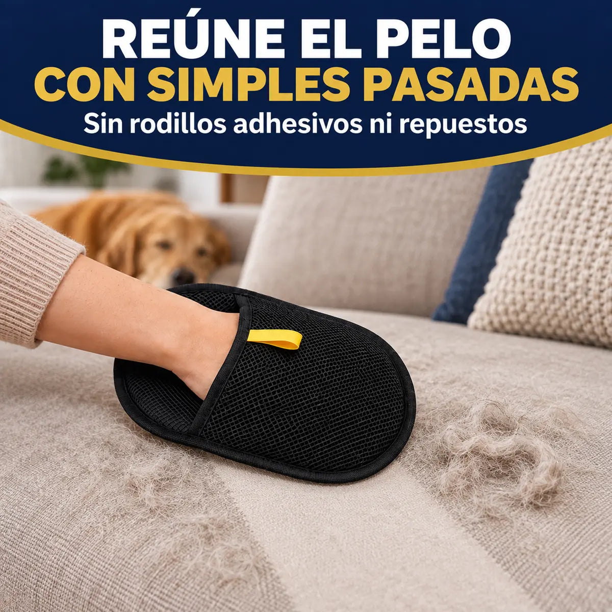 Guante Quita Pelos para Mascotas – Menos Pelo, Más Cariño