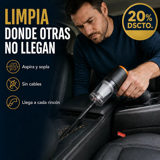 Aspiradora Portátil 2 en 1: Aspira y Sopla