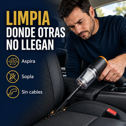 Aspiradora Portátil 2 en 1: Aspira y Sopla