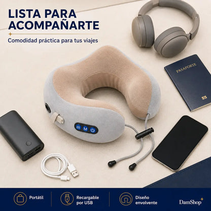 Cojín Cervical Vibratorio – Relájate Donde Quieras